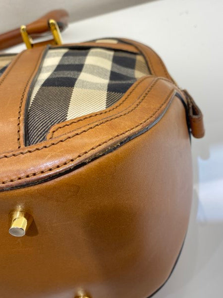 Burberry Brown House Check Orchard Bag