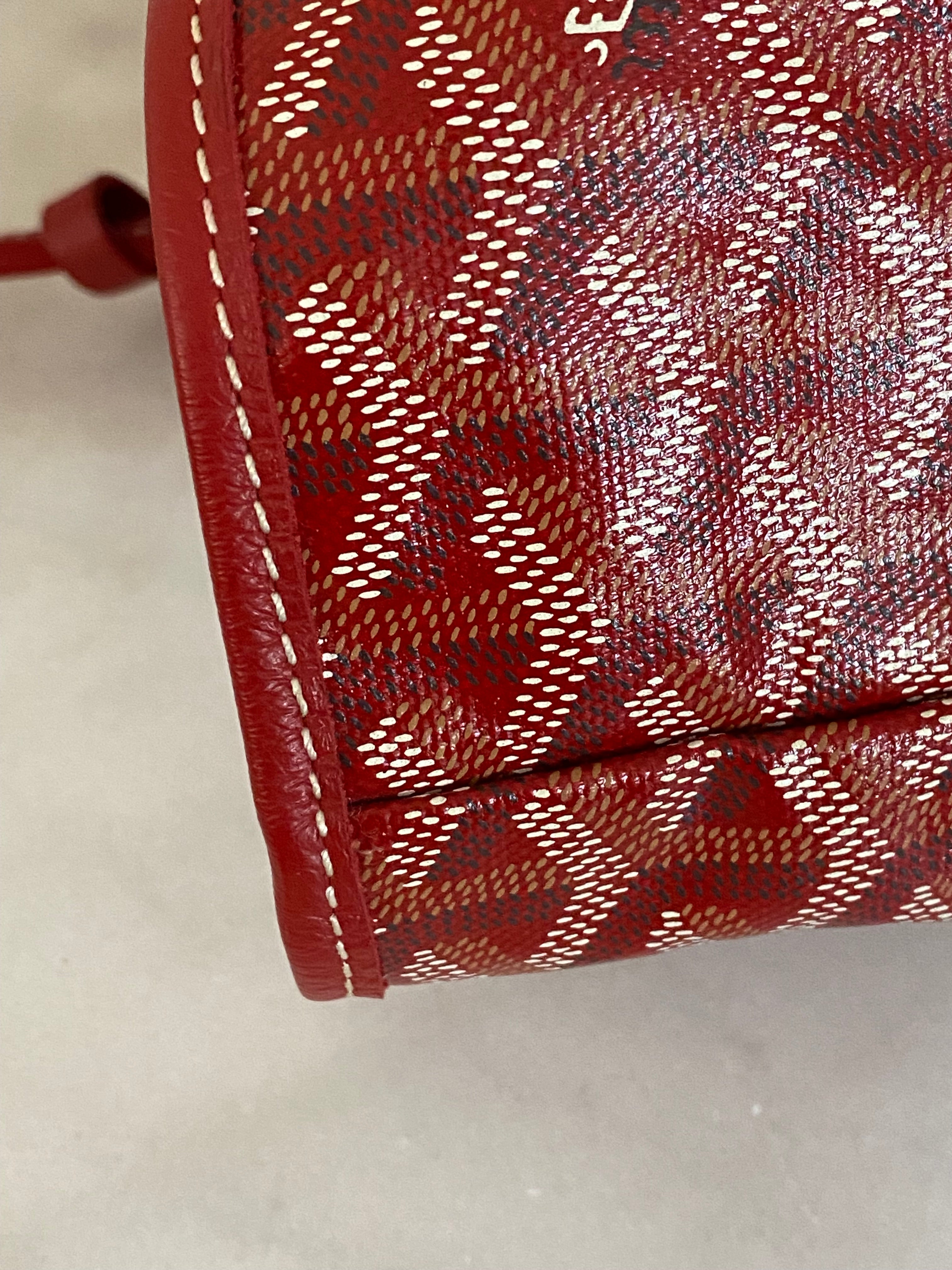 Goyard Red Gordyan Saint Louis PM Bag