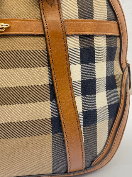 Burberry Brown House Check Orchard Bag