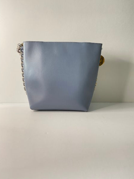 Stella Mccartney Blue Frayme Bucket Tote Bag