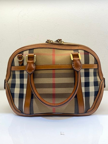 Burberry Brown House Check Orchard Bag