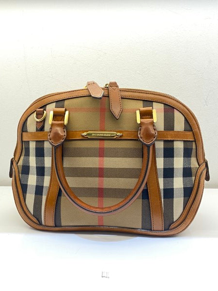 Burberry Brown House Check Orchard Bag