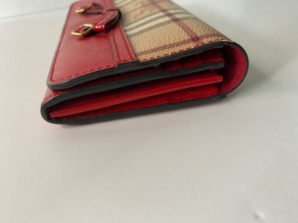 Burberry Red House Check Wallet