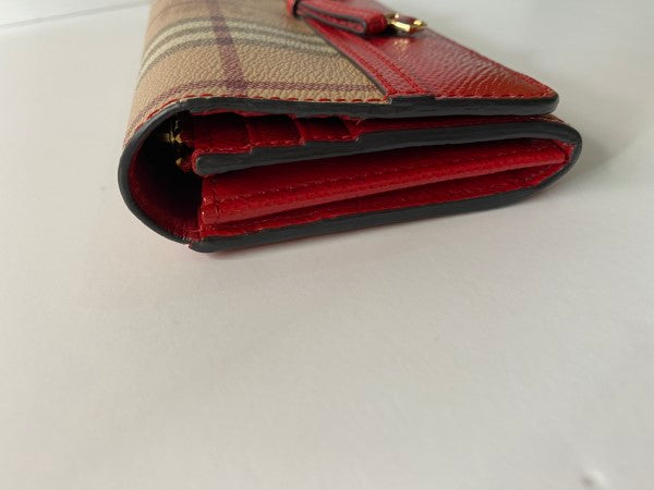 Burberry Red House Check Wallet