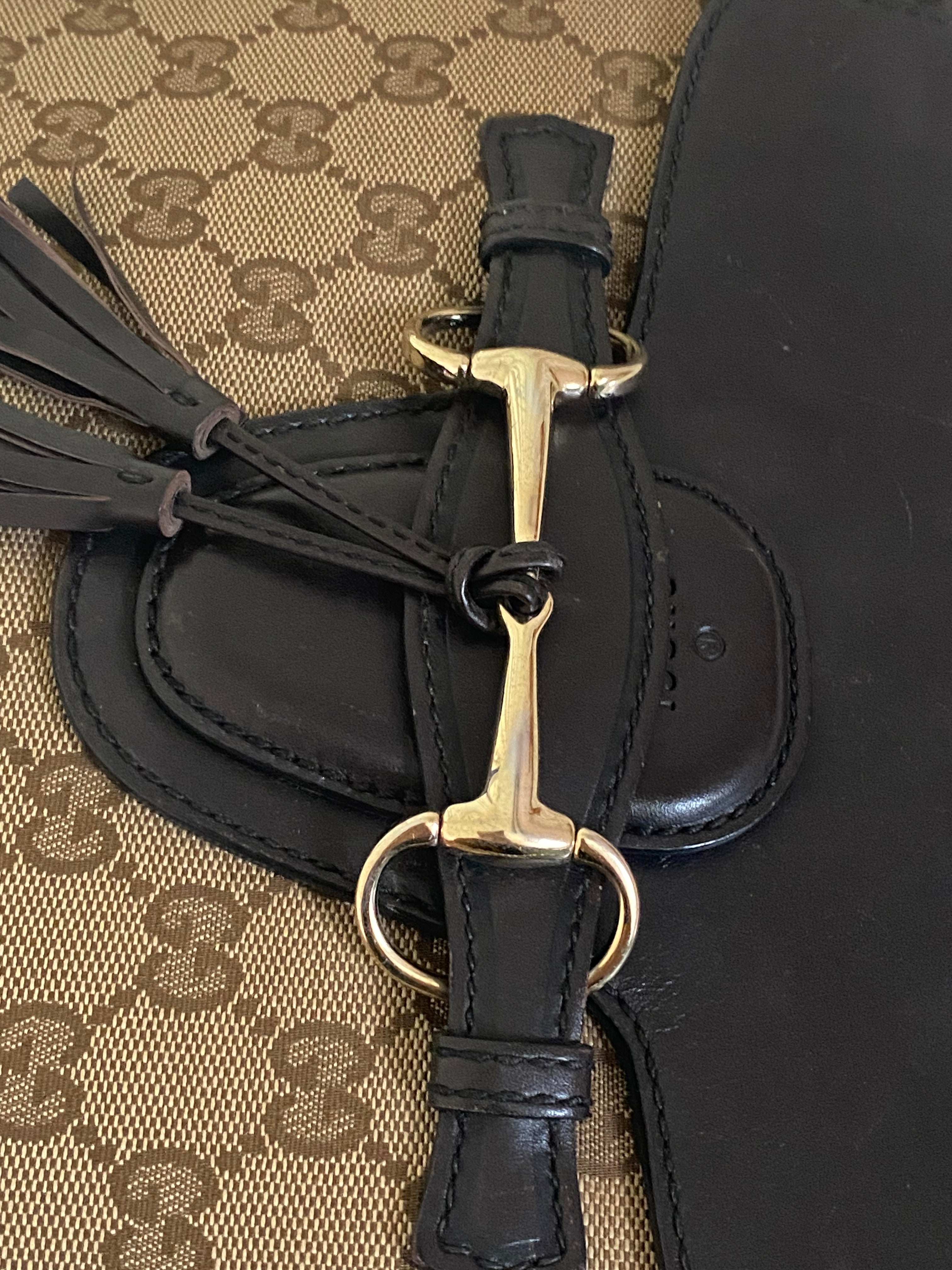 Gucci  Brown Large Emily Chain Shoulder Bag