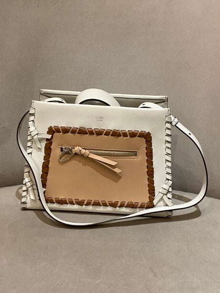 Fendi White Runway Small Bag