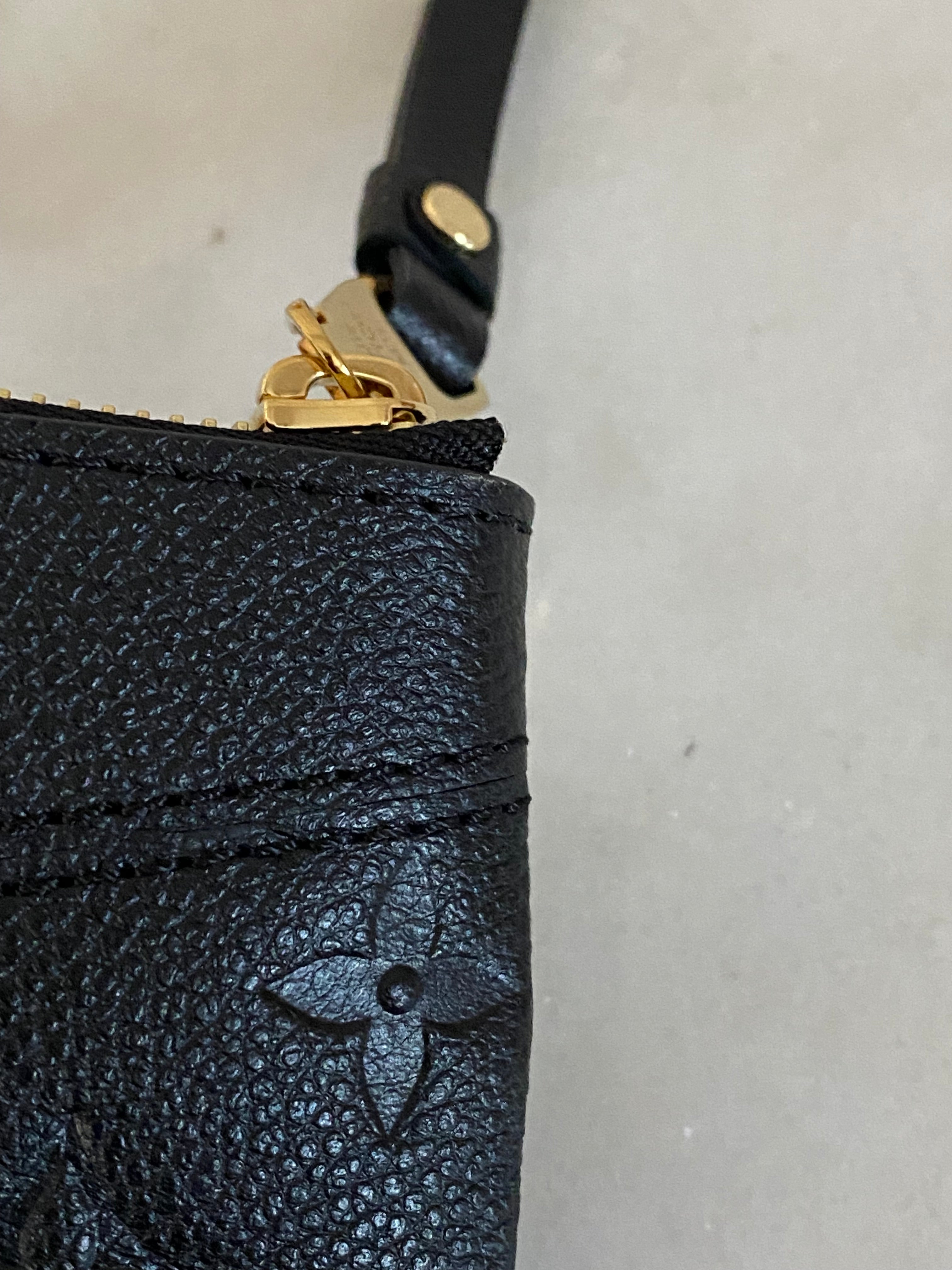 Louis Vuitton Black Empreinte Daily Pouch