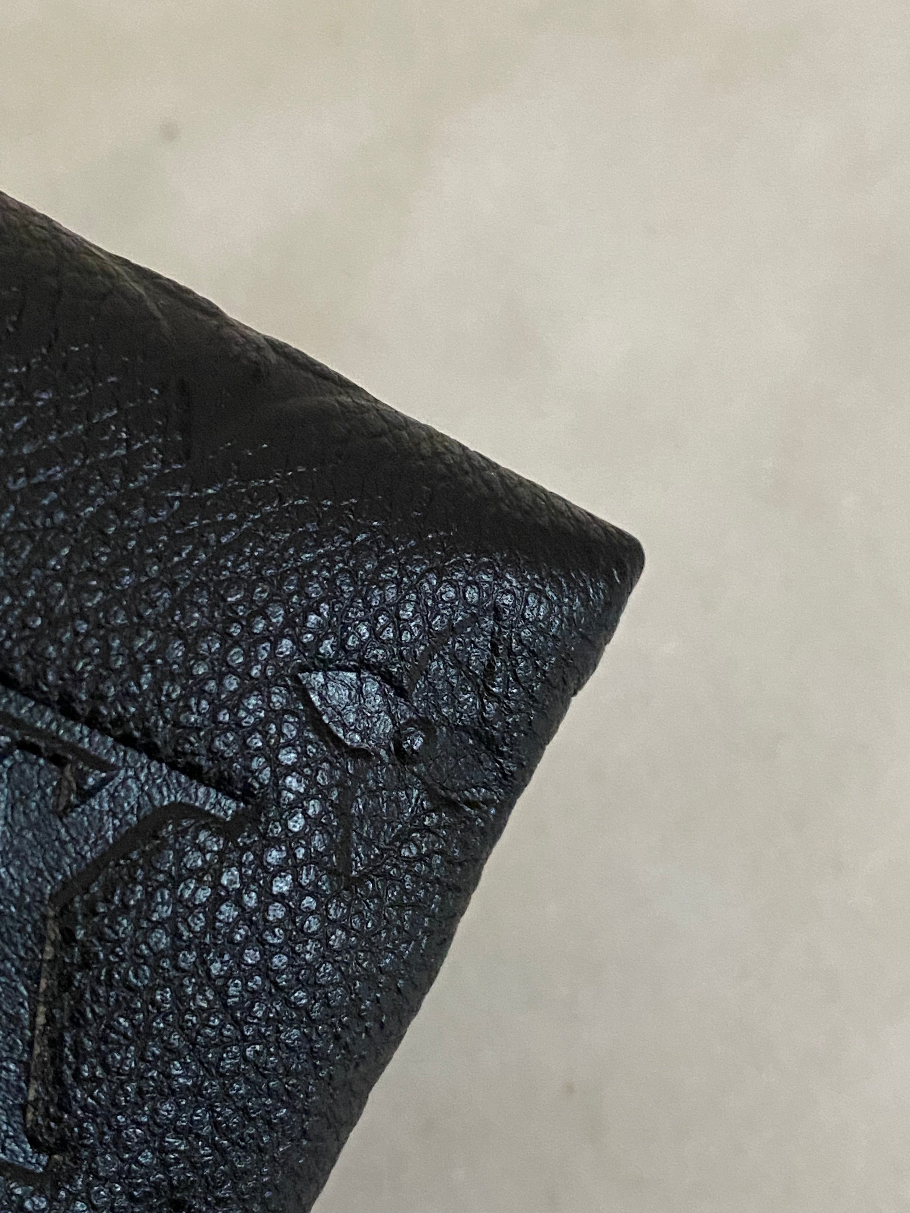 Louis Vuitton Black Empreinte Daily Pouch