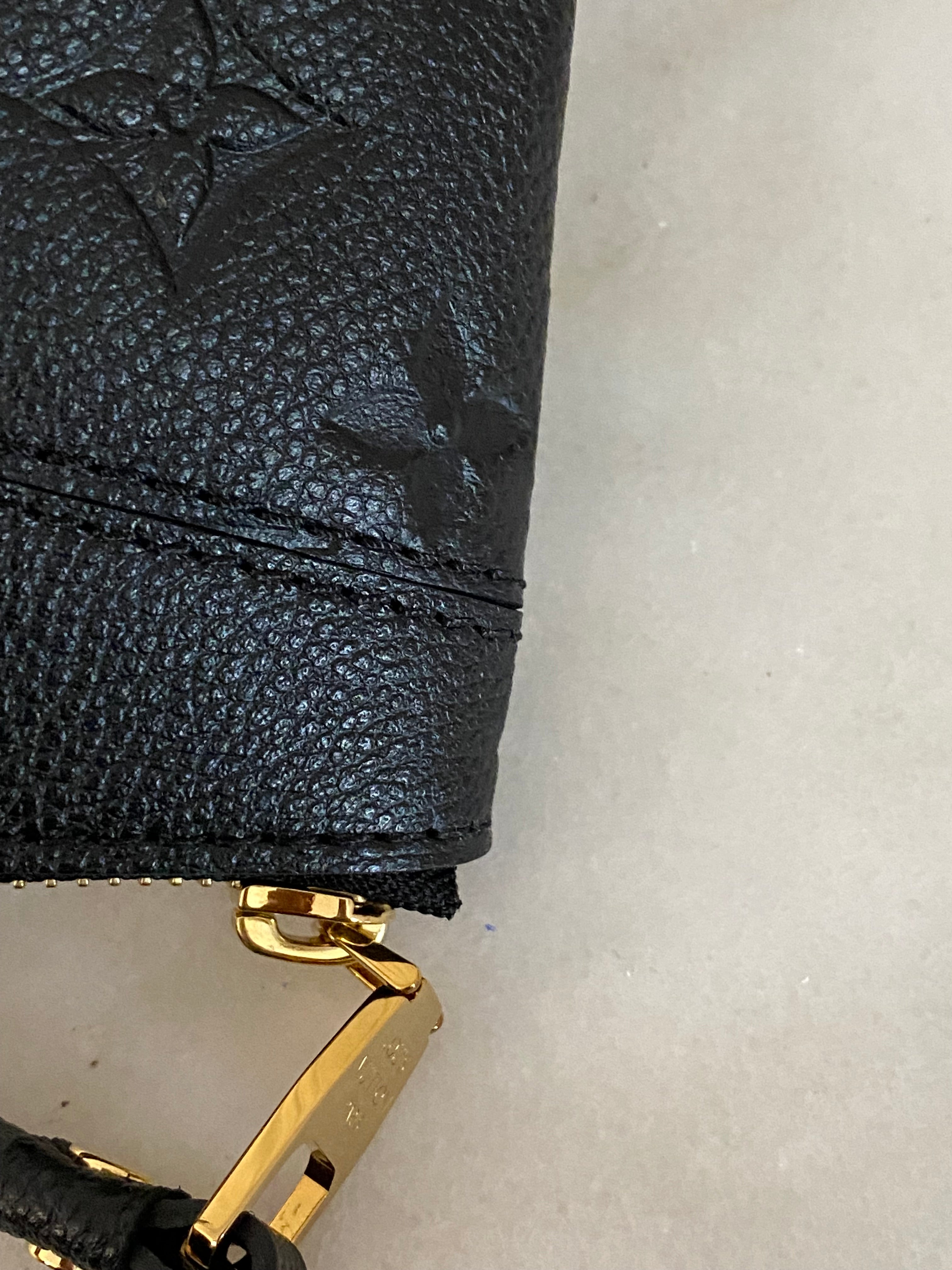 Louis Vuitton Black Empreinte Daily Pouch