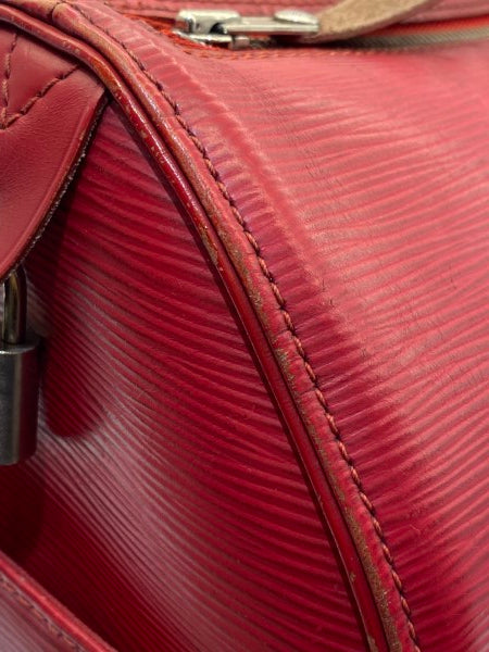 Louis Vuitton Red Speedy 35 Bag