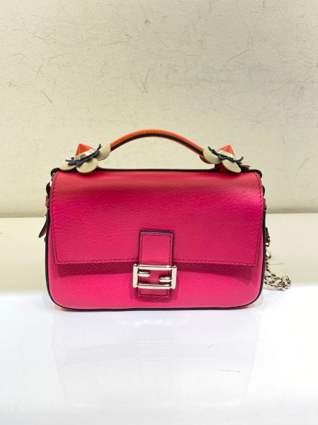 Fendi Tricolor Baguette FF Double Sided Bag