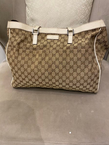 Gucci Bicolor GG Tote Large Bag