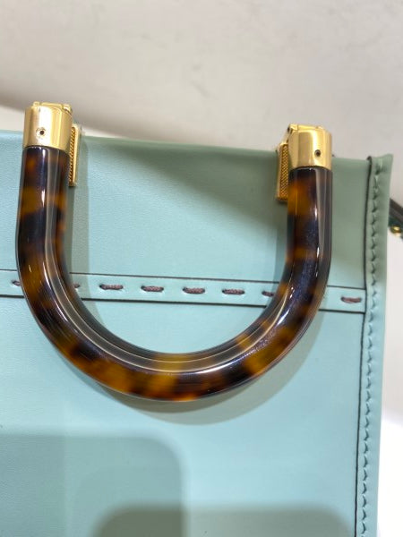 Fendi Mint Mini Sunshine Shopper Bag