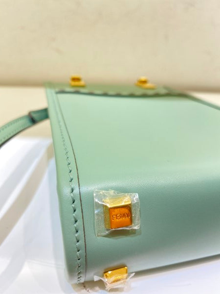 Fendi Mint Mini Sunshine Shopper Bag