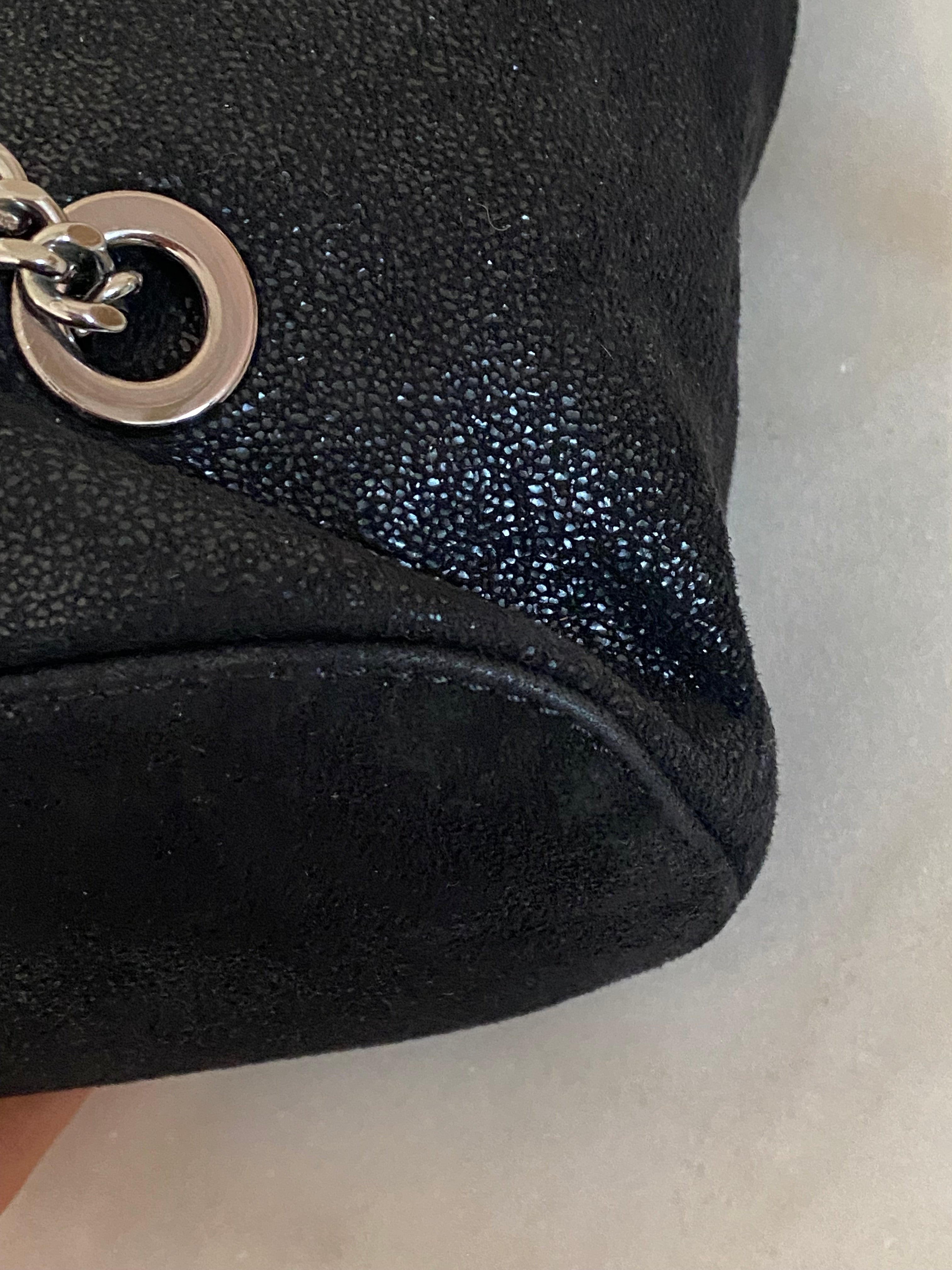 Stella Mccartney Black Falabella Backpack Bag