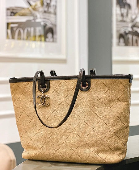 Chanel Beige Shopping Fever Bag