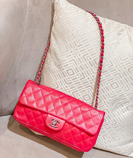 Chanel Fuchsia Classic Flap Bag