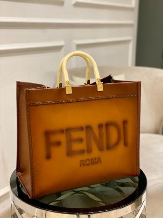 Fendi Brown Sunshine Large Bag