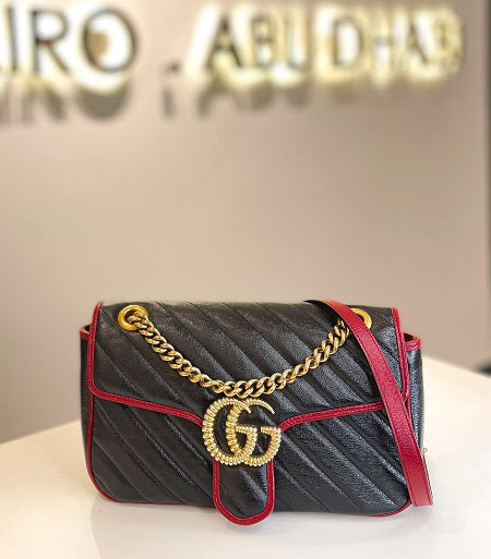 Gucci Bicolor GG Marmont Small Bag