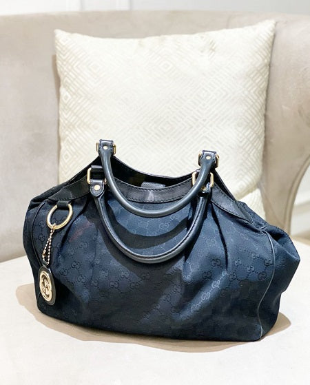 Gucci Black Hobo Bag