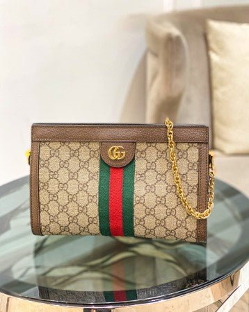 Gucci Bicolor GG Ophidia Chain Bag