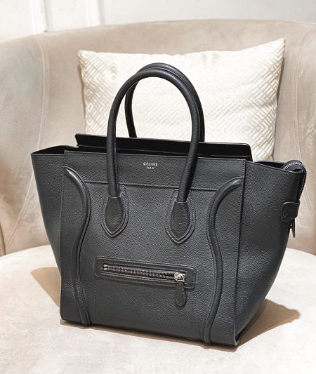 Celine Black Luggage Large Bag