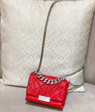 Stella Mccartney Red Mini Crossbody Bag