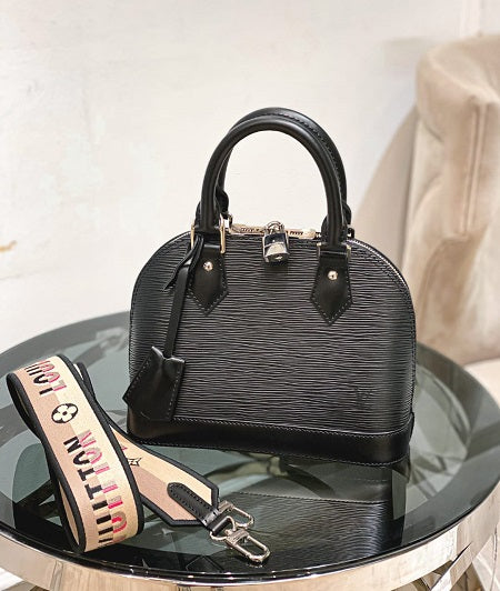 Louis Vuitton Black Alma BB Bag