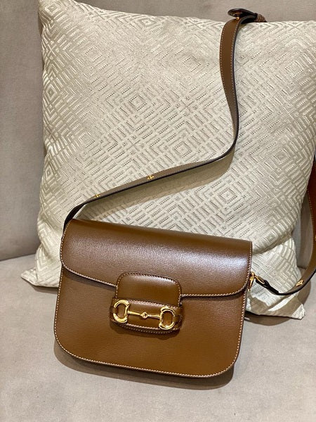 Gucci Brown 1955 Horsebit Bag