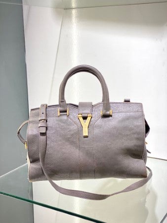 YSL Grayish Cabas Small Bag