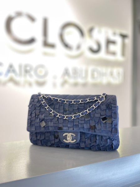 Chanel Navy Blue Classic Double Flap Small Bag