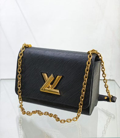 Louis Vuitton Black Twist MM Bag