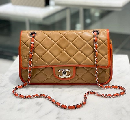 Chanel Bicolor Classic Double Flap Bag