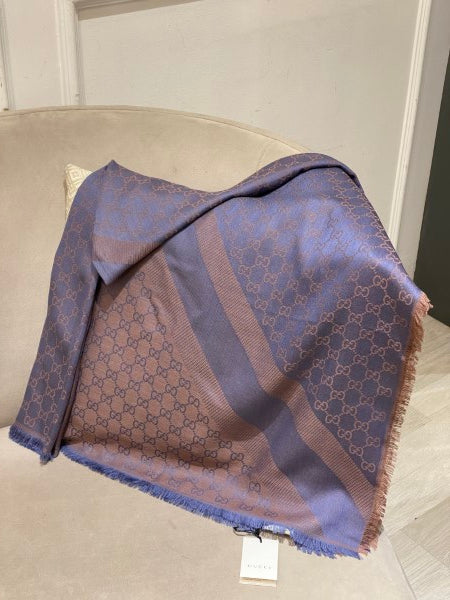 Gucci Bicolor GG Square Shawl