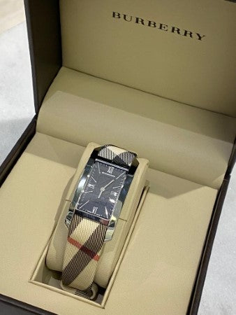 Burberry Stainless Steel Heritage Nova Check Watch