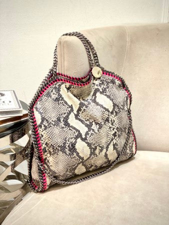 Stella Mccartney Bicolor Python Bag