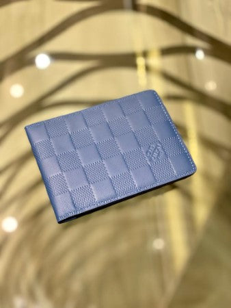 Louis Vuitton Blue Damier Infini Wallet