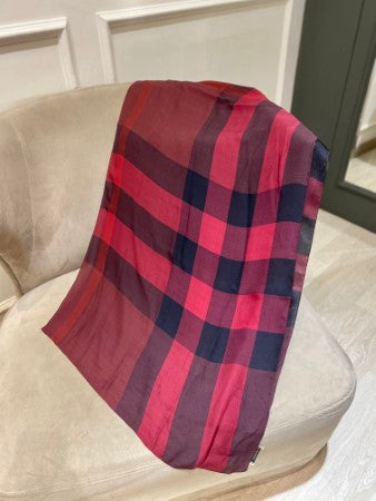 Burberry Bicolor Haymarket Rectangle Scarf