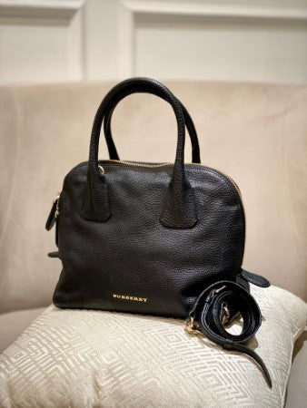 Burberry Black Greenwood Bowling Bag