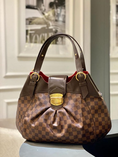 Louis Vuitton Ebene Sistina Bag