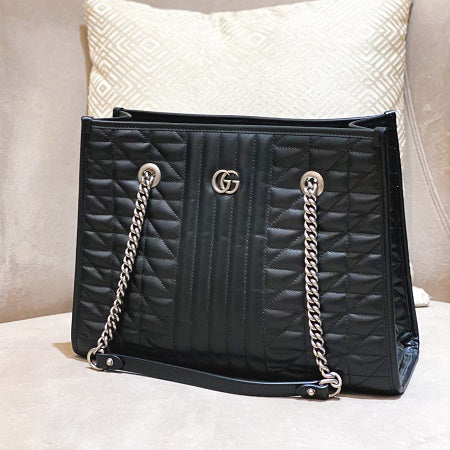 Gucci Black Marmont Shopping Bag