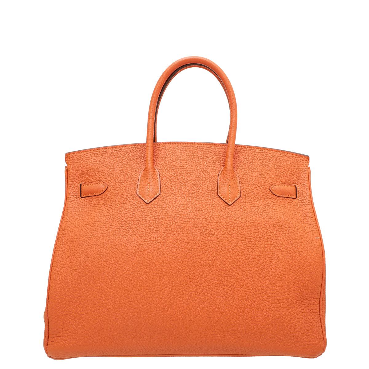 Hermes Orange Birkin 35 Bag