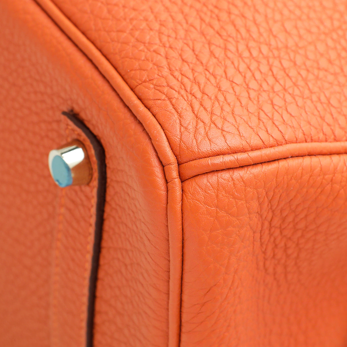 Hermes Orange Birkin 35 Bag