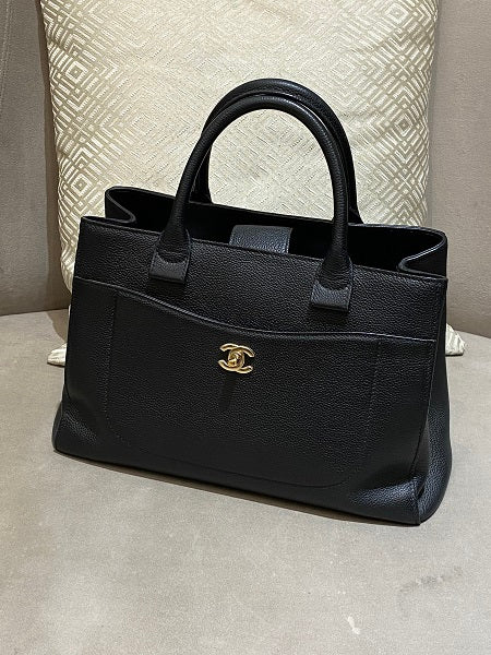 Chanel Black Neo Executive Shopper Tote Bag