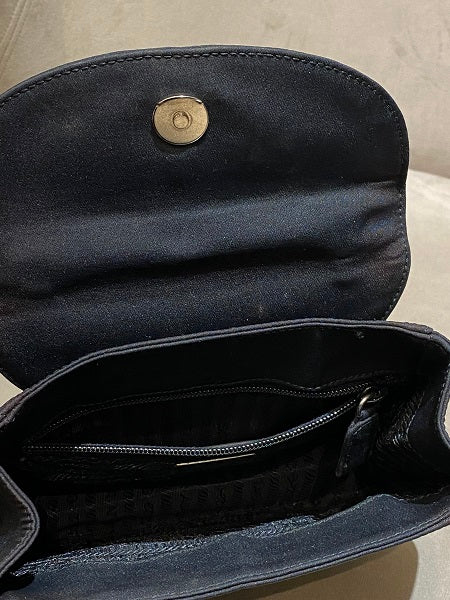 Prada Black Nylon Top Handle Bag