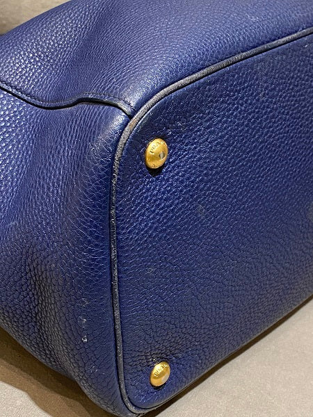 Prada Blue Tote Bag