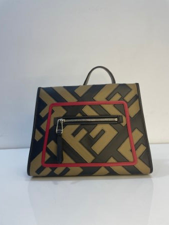 Fendi Tricolor Runway Shoulder Bag