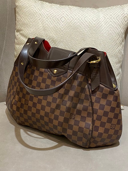 Louis Vuitton Ebene Sistina Bag