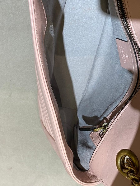 Gucci Pink GG Marmont Medium Bag