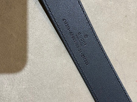 Gucci Black GG Belt 34